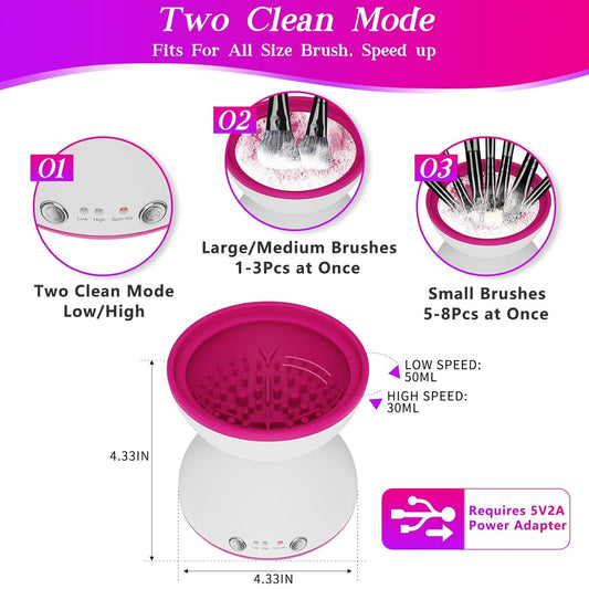 Electric Makeup Brush Cleaner Machine