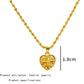 Gold Heart Necklace